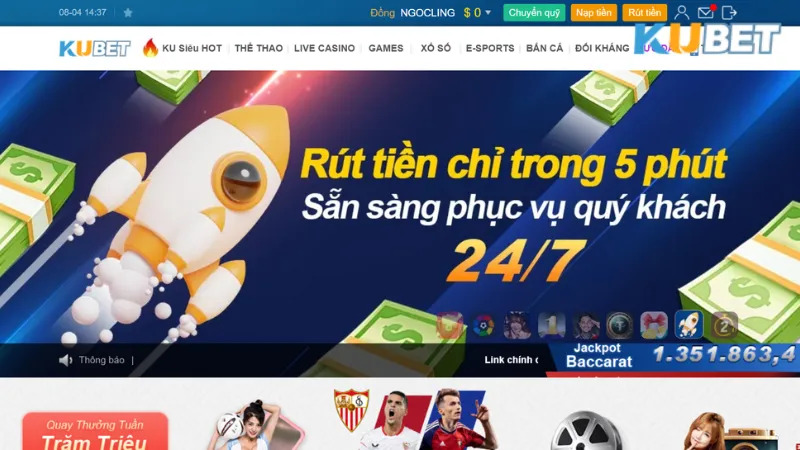 Giải mã quy trình rút tiền tại các cổng game trực tuyến kubet kucasino